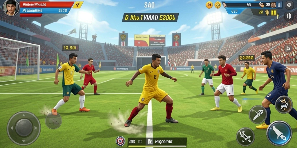 Tampilan layar utama dengan grafis menawan.