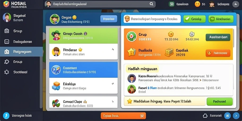 Tampilan antarmuka yang menarik dan user-friendly.